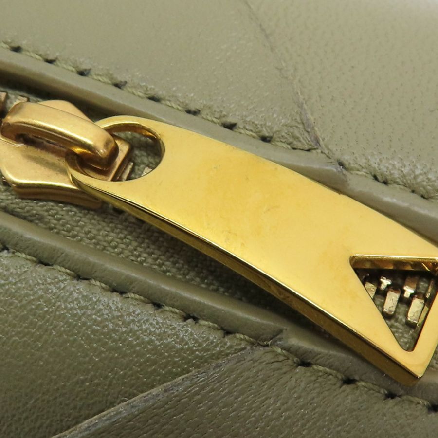 綠色羊皮卡帶肩背 701915【BOTTEGA VENETA BV 寶緹嘉】 701915-11