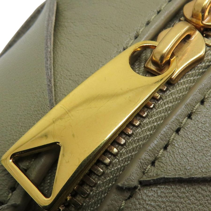 綠色羊皮卡帶肩背 701915【BOTTEGA VENETA BV 寶緹嘉】 701915-12