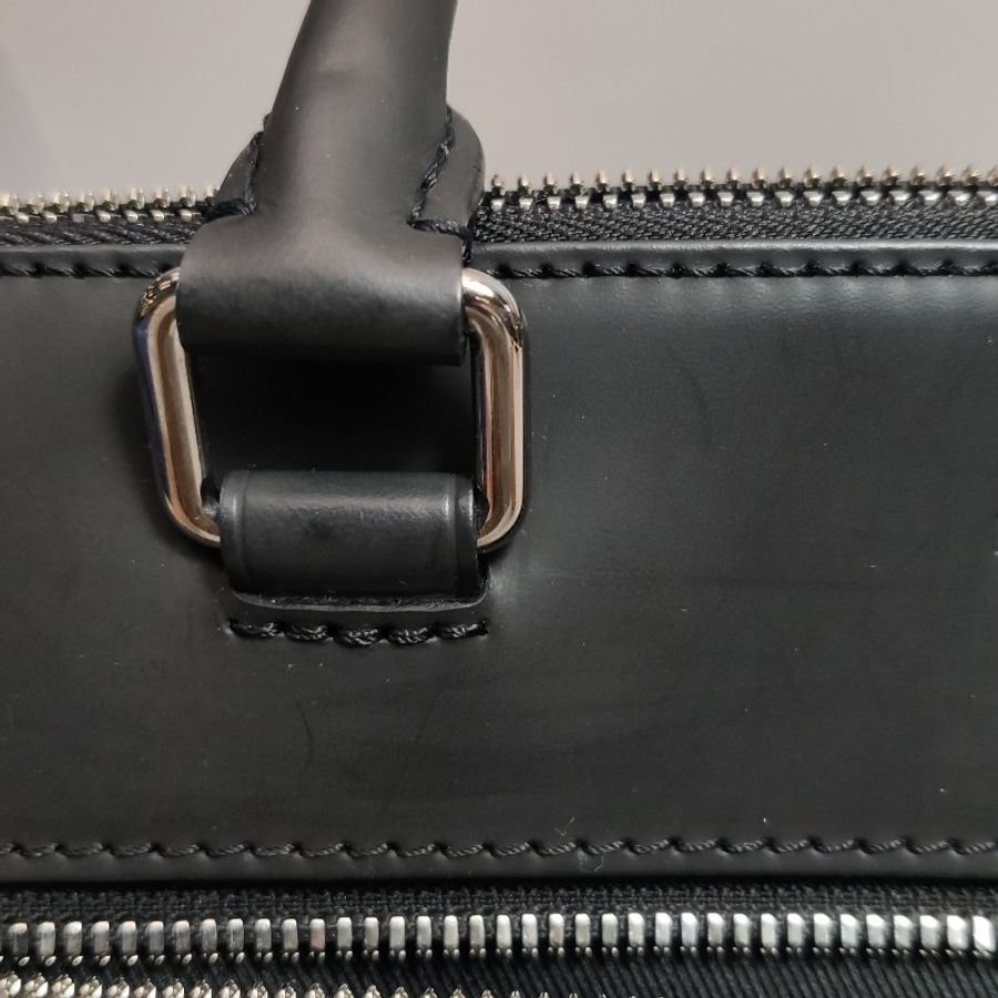 Louis Vuitton (LV) Porte Documents Jour牛皮棋盤格拉鍊斜挎包單肩包-18