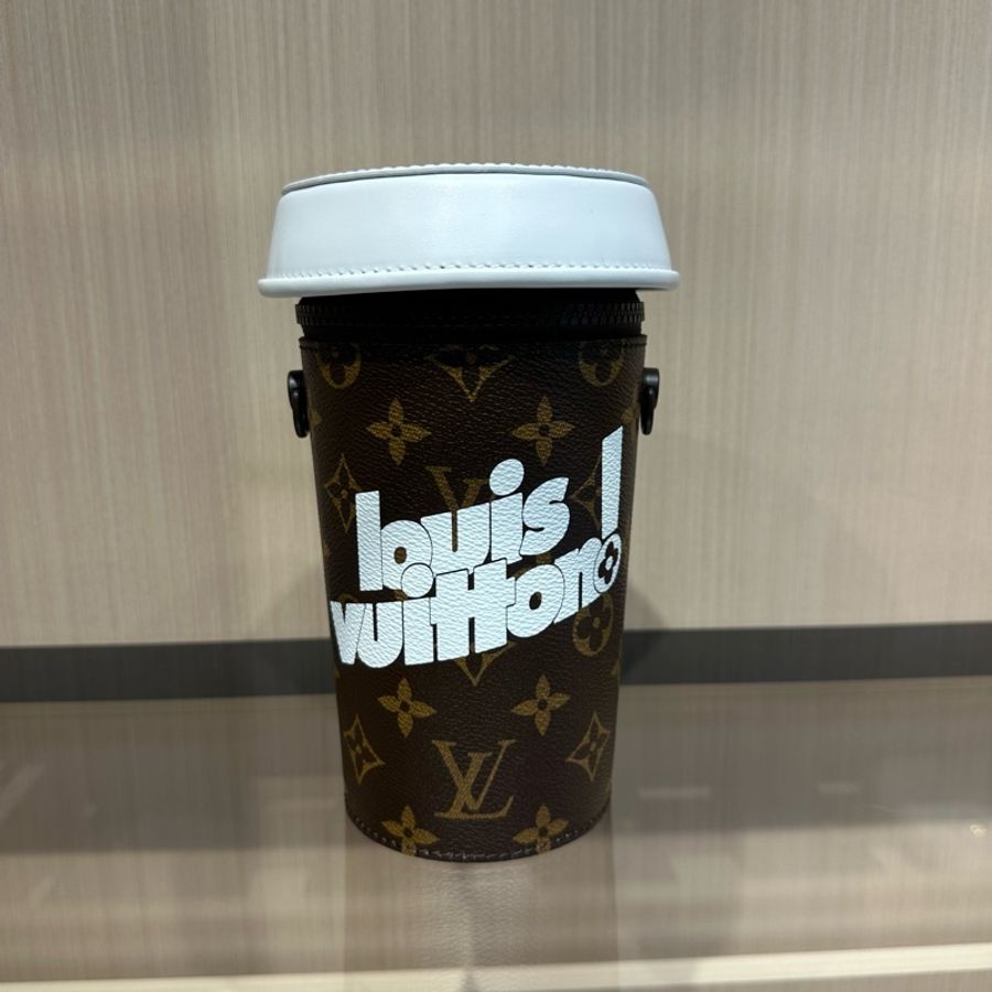 LOUIS VUITTON 路易威登COFFEE CUP MNG 咖啡杯 经典老花 单肩斜挎包-5