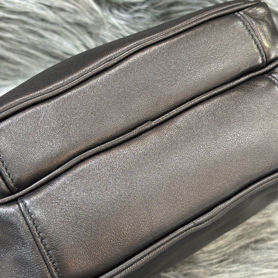YSL 819279 NIKI 黑色 全皮 滑面 雙拉鍊 斜背包 相機包 方塊包 巧克力包 肩背包 側背包-17