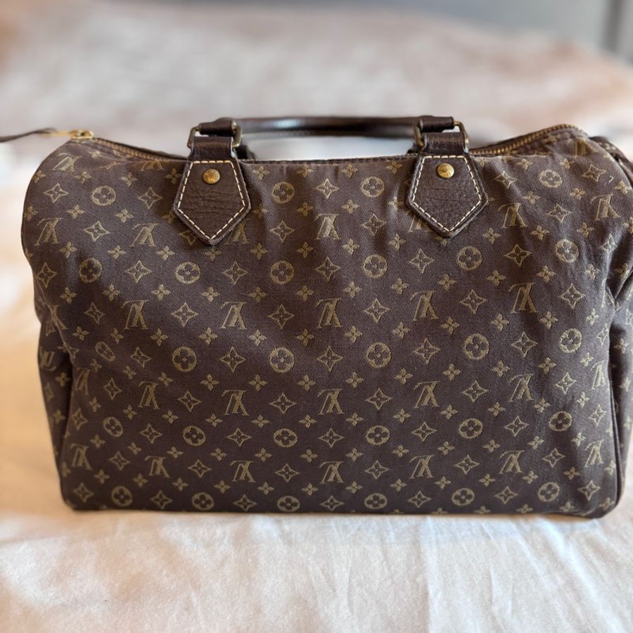 LV speedy 25老花布面-5