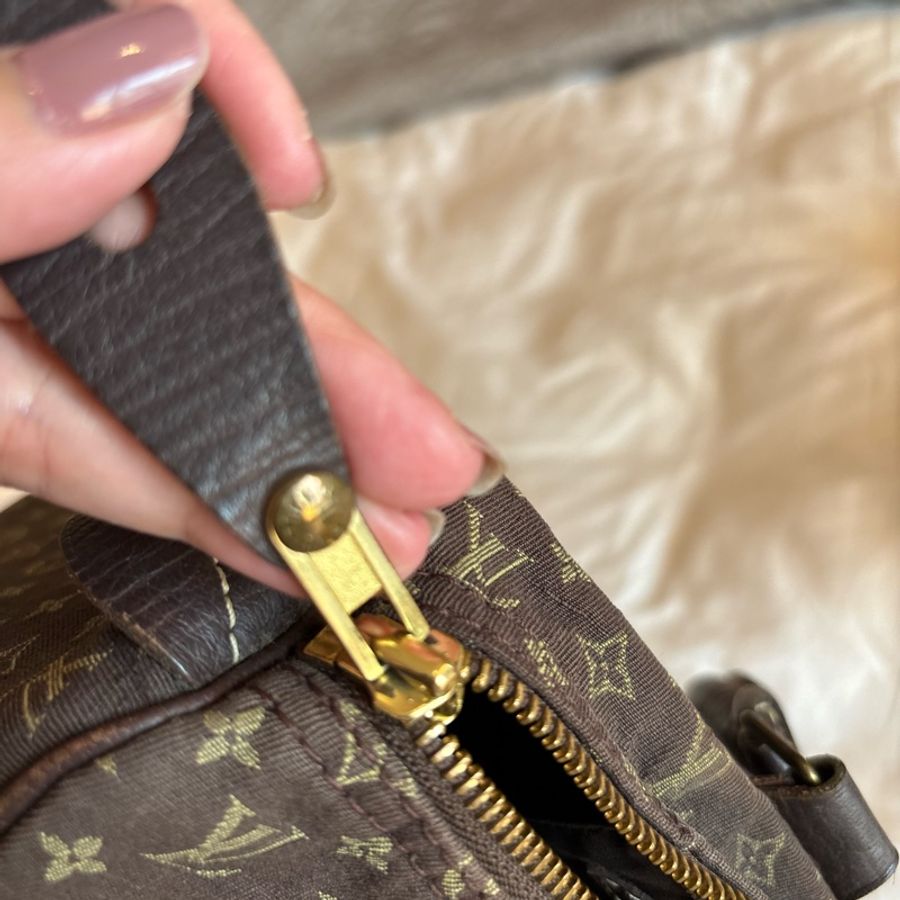 LV speedy 25老花布面-17