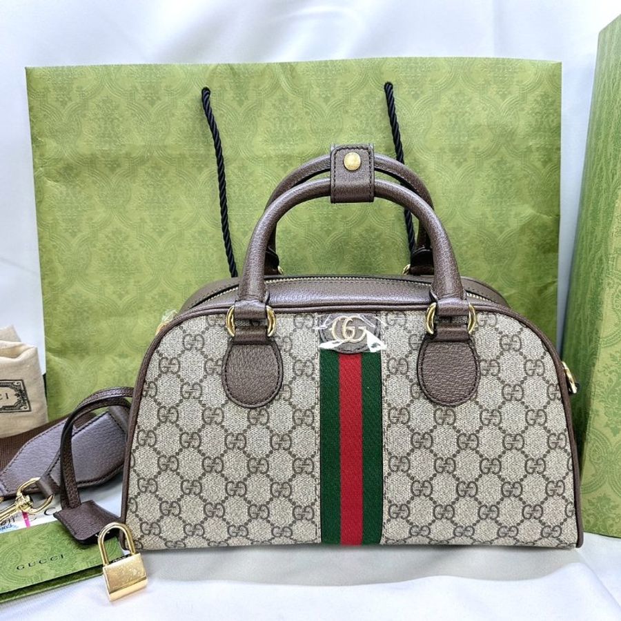 GUCCI 全新Ophidia GG中款手提包-0