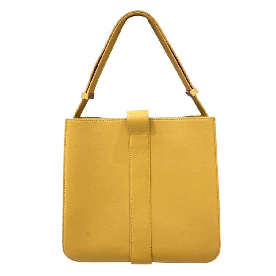 BOTTEGA VENETA 皮革 肩背包 芥末黃-1