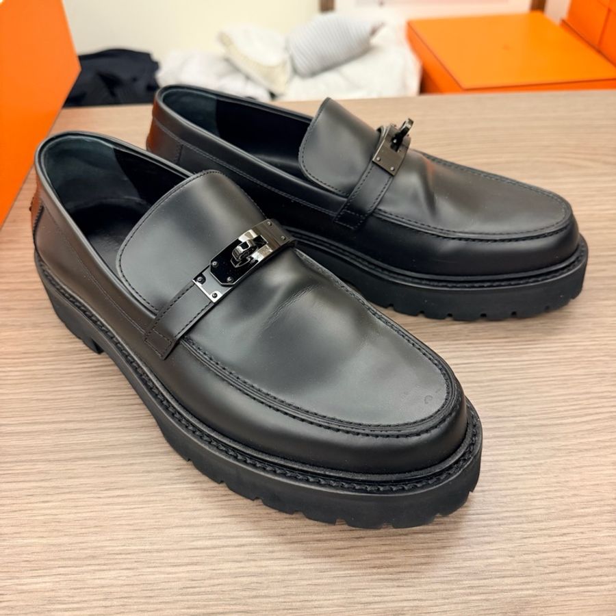 Hermes 皮鞋-0