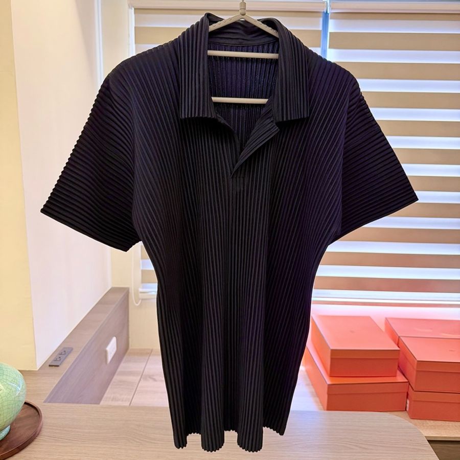 Homme Plisse 基本款polo衫-0