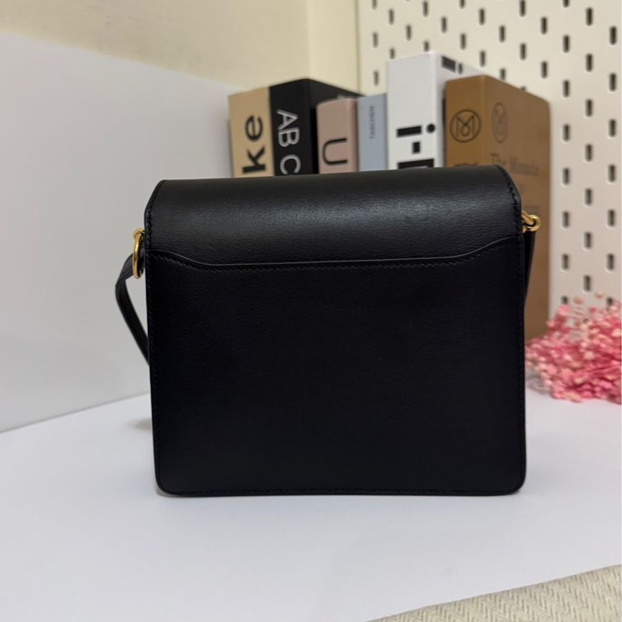 HERMES Roulis 19公分黑金猪鼻子 evergrain牛皮89黑色 刻印c刻-8