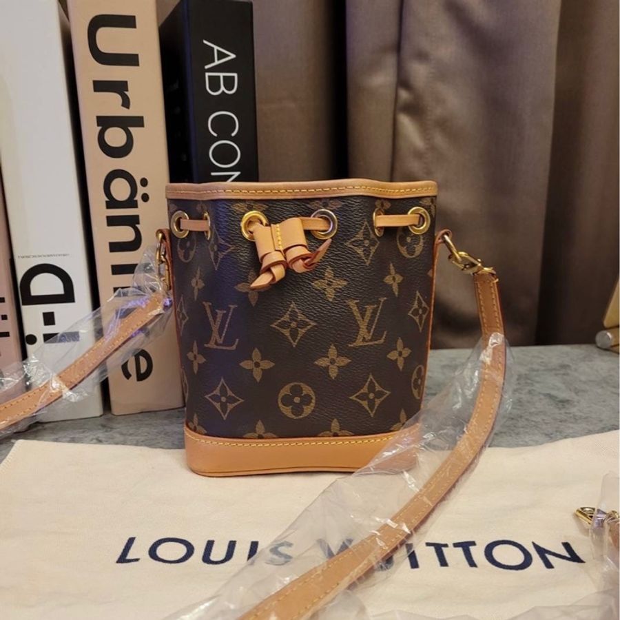 LV 新款noenano 老花 兩用包 芯片款 二手商品-0