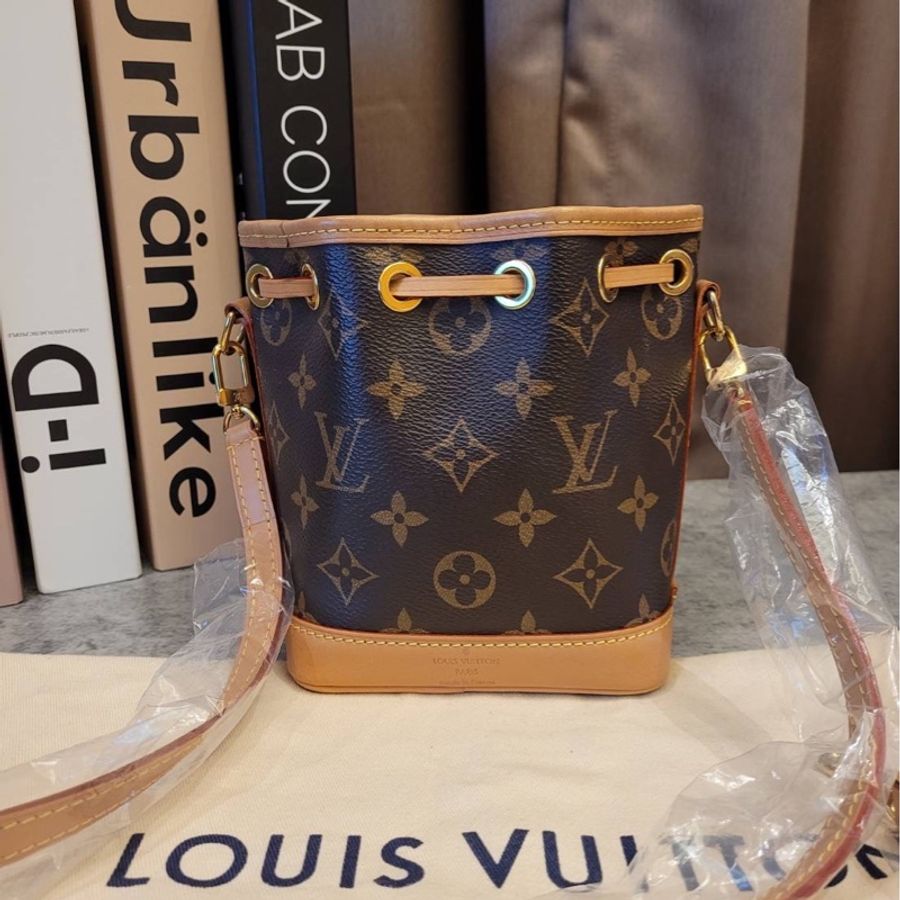 LV 新款noenano 老花 兩用包 芯片款 二手商品-7