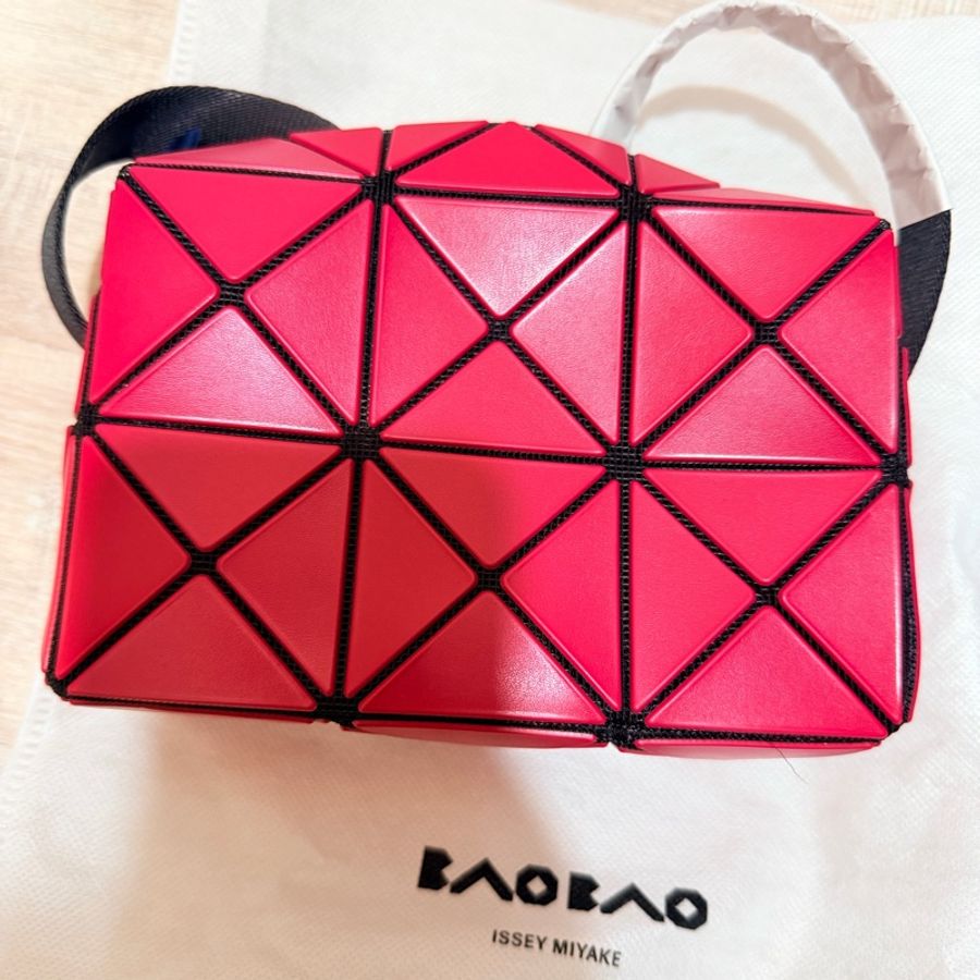 baobao全新邱比特紅色側背包-7