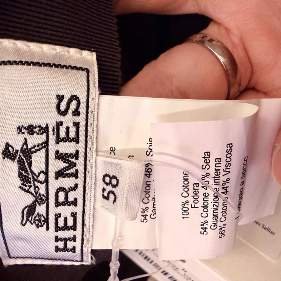 Hermes H logo休閒帽-6