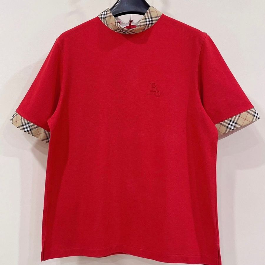 BURBERRY 經典格紋滾邊上衣-1