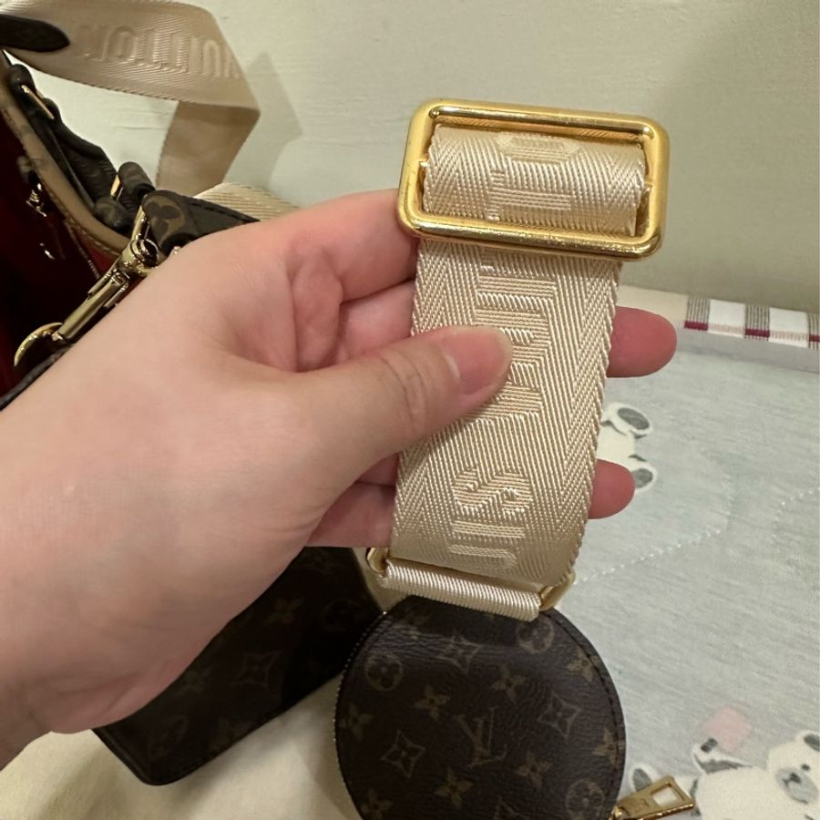 Louis Vuitton OnTheGo PM 手提 斜背包 棕色背袋 M46373 晶片款 附購買證明/防塵袋/收納箱/紙袋-12