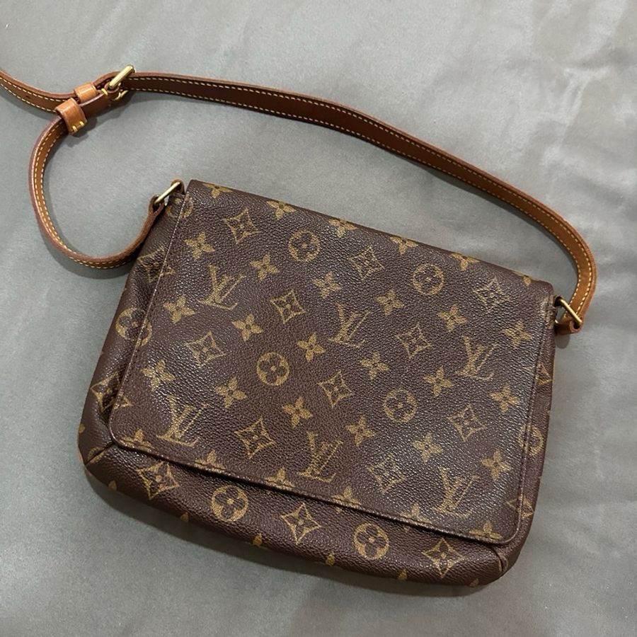 LOUIS VUITTON LV 王妃包 肩背包 信封包 老花-5