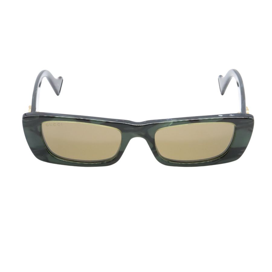 GUCCI 太陽眼鏡 GG0516S-014/INT/SUN 塑膠鎳綠 全新 男女通用-0