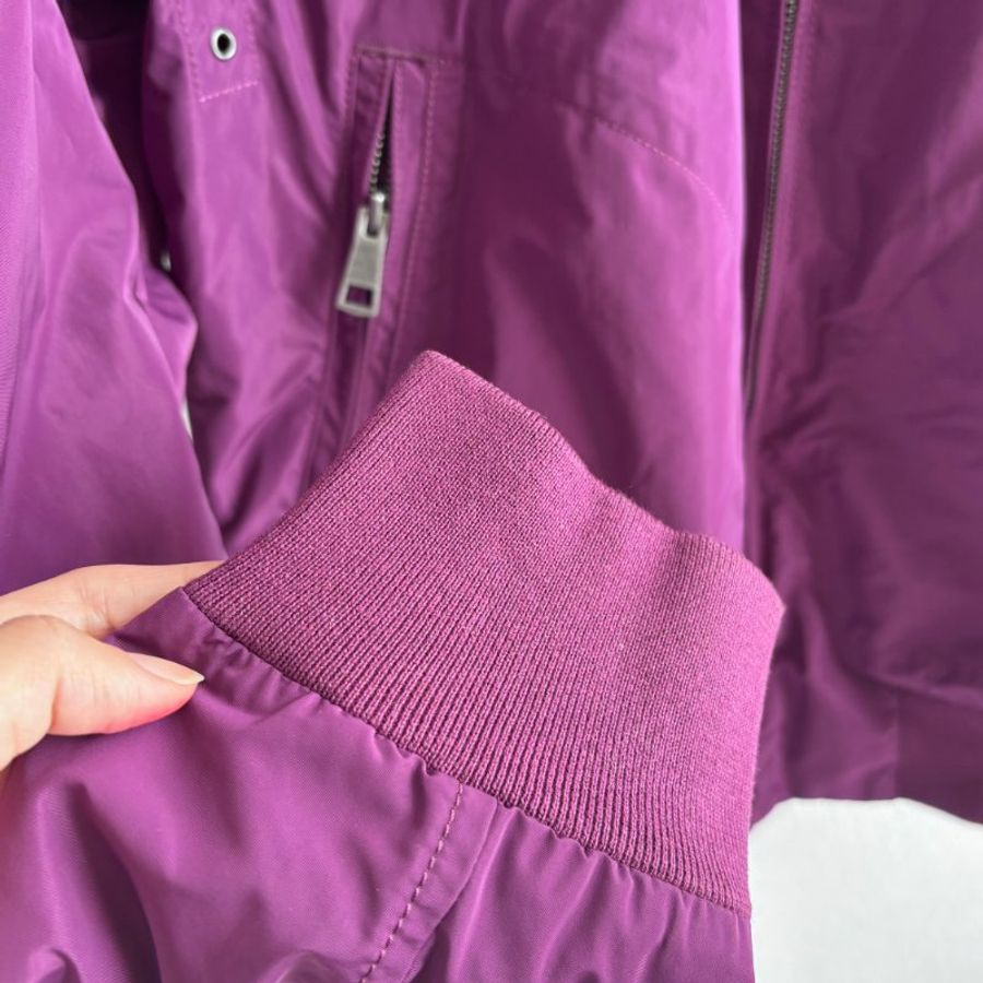 ::BURBERRY:: 紫色立領風衣外套 戶外OUTDOOR 登山外套-10