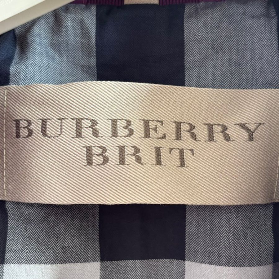 ::BURBERRY:: 紫色立領風衣外套 戶外OUTDOOR 登山外套-26