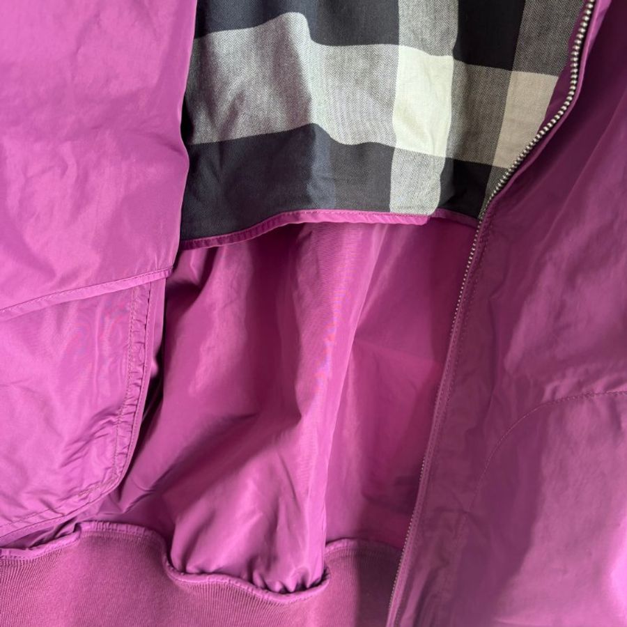 ::BURBERRY:: 紫色立領風衣外套 戶外OUTDOOR 登山外套-28