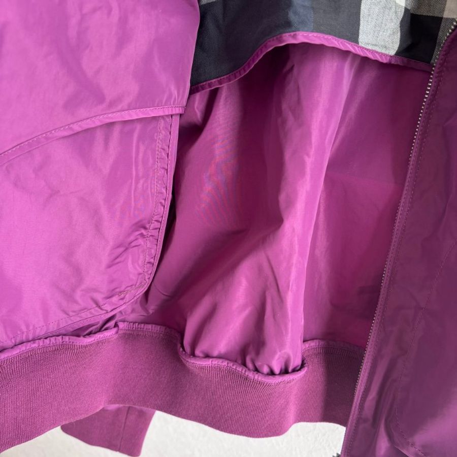 ::BURBERRY:: 紫色立領風衣外套 戶外OUTDOOR 登山外套-29