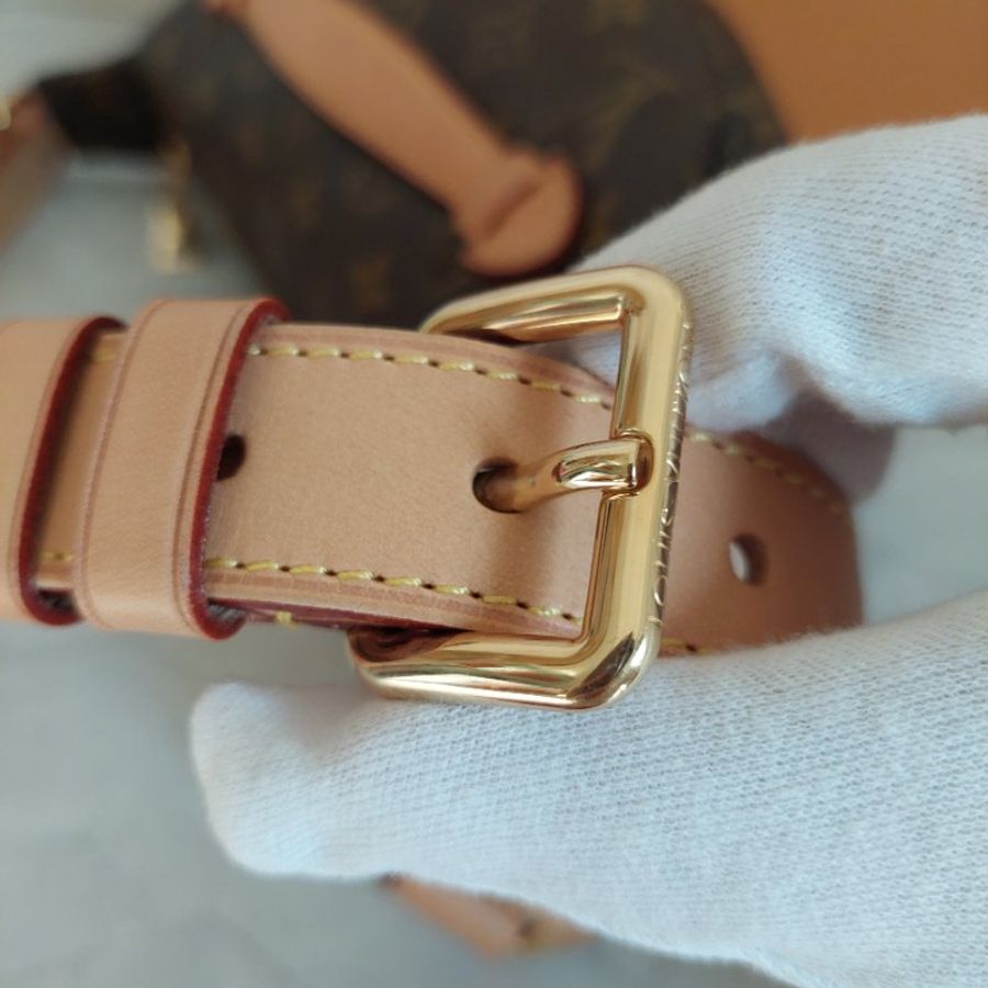 LV M43644 Bumbag🎀現品實拍 🎀 Monogram老花字紋 腰包 斜背包 胸口包-67