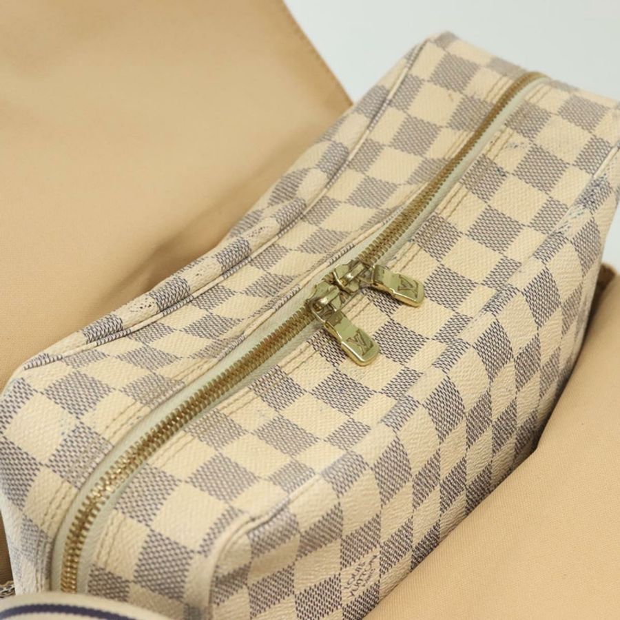 【日本直送】路易威登 Damier Azur Naviglio 單肩包 N51189 LV 正品 138759-7