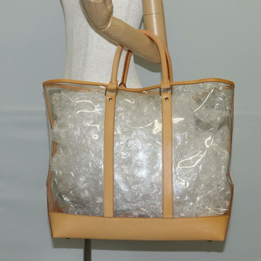 【日本直送】路易威登 Isaac Mizrahi 托特包 透明乙烯基皮革 M99027 正品 ki5924M-35