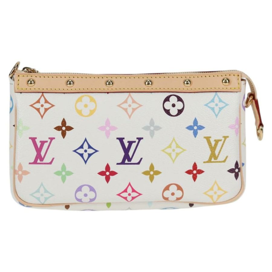 【日本直送】路易威登 Monogram Multicolor LV × TM Pochette 手拿包 M13404 Auth 138997S-12