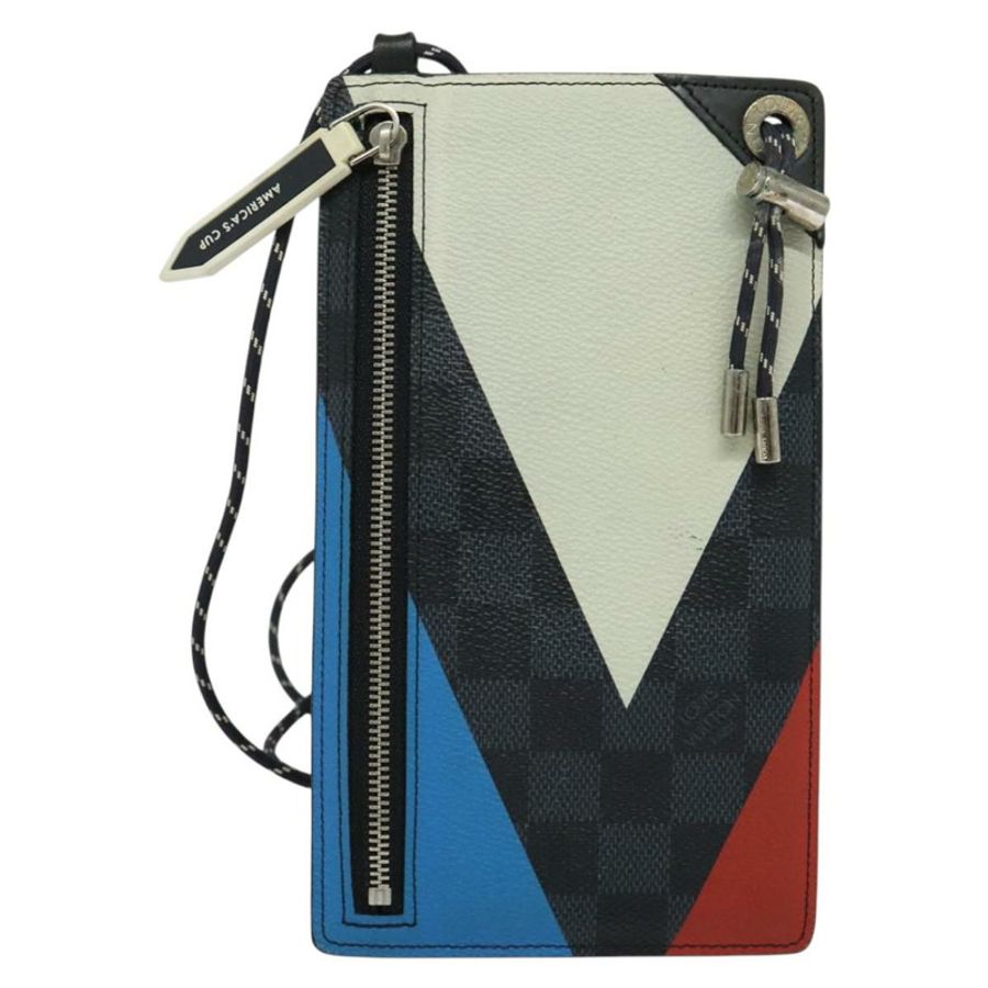 【日本直送】路易威登 Damier 石墨手拿包手機單肩包 N41630 LV 正品 140090-12