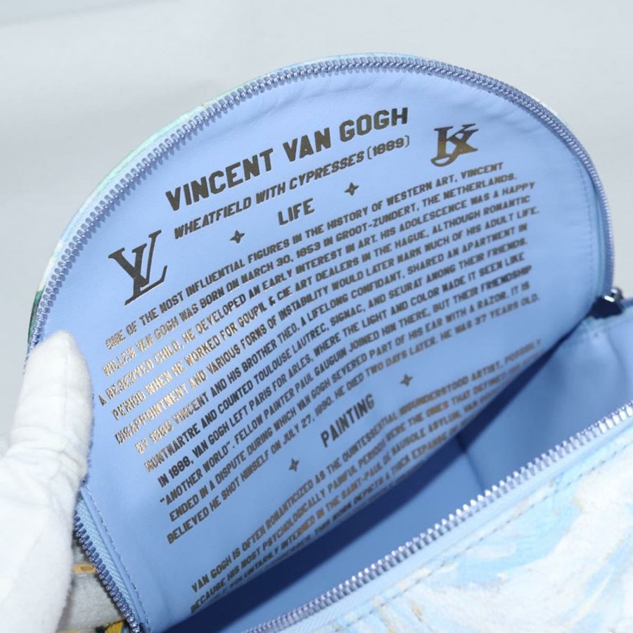 【日本直送】路易威登大師系列梵谷棕櫚泉藍手袋 M43374 正品編號 138037SA-25
