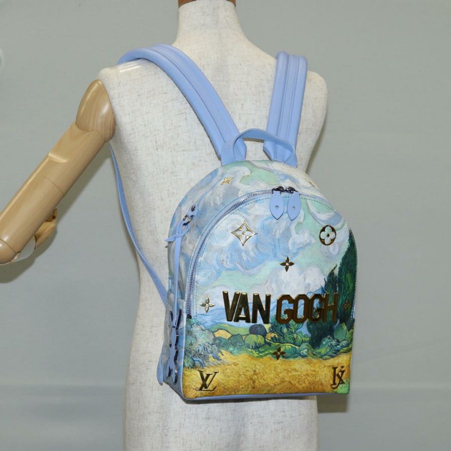 【日本直送】路易威登大師系列梵谷棕櫚泉藍手袋 M43374 正品編號 138037SA-30