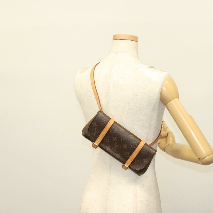 【日本直送】路易威登 Monogram Pochette Marrell 腰包 M51159 LV Auth 140216-22