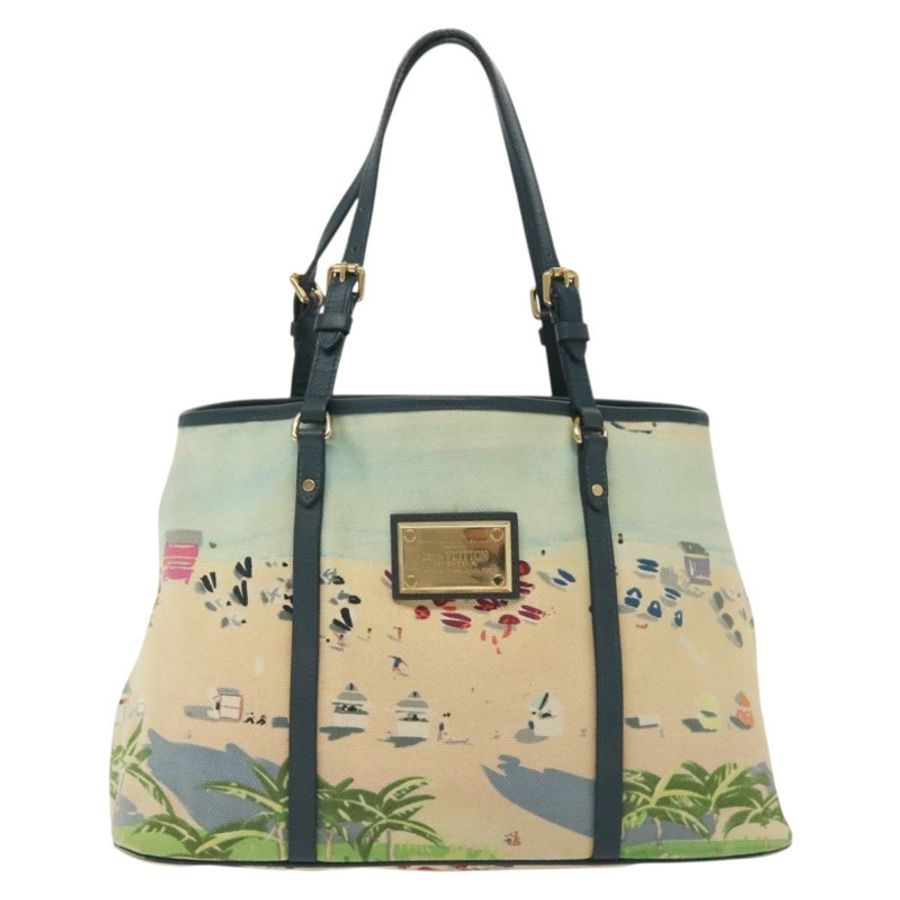【日本直送】路易威登 Eyeall Escal Cabas 小號手提包藍色 M93769 LV 正品 140179-12