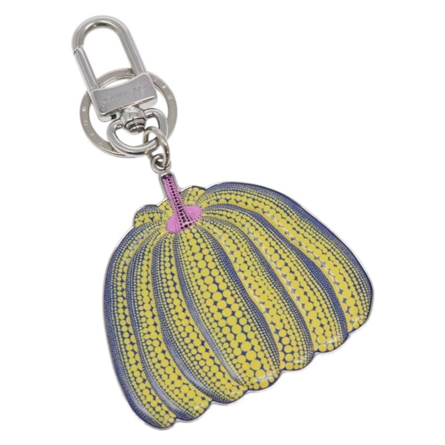 【日本直送】路易威登 Porte Cles 南瓜吊飾 金屬 黃色 M01103 LV Auth 140762-0