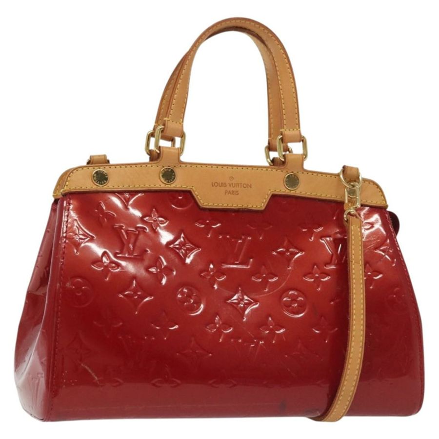 【日本直送】路易威登 Monogram Vernis Brea PM 手提包 紅色 M91623 LV 正品 ep10407-0