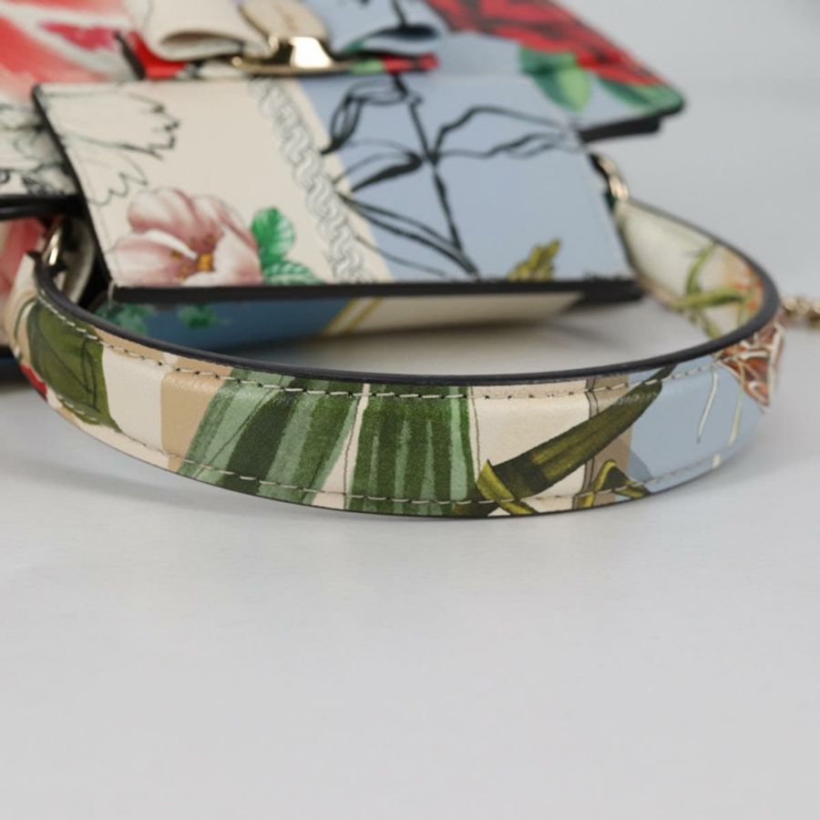 【日本直送】Salvatore Ferragamo Vala 手提包 皮革 2way Multicolor Auth SW1489V-6