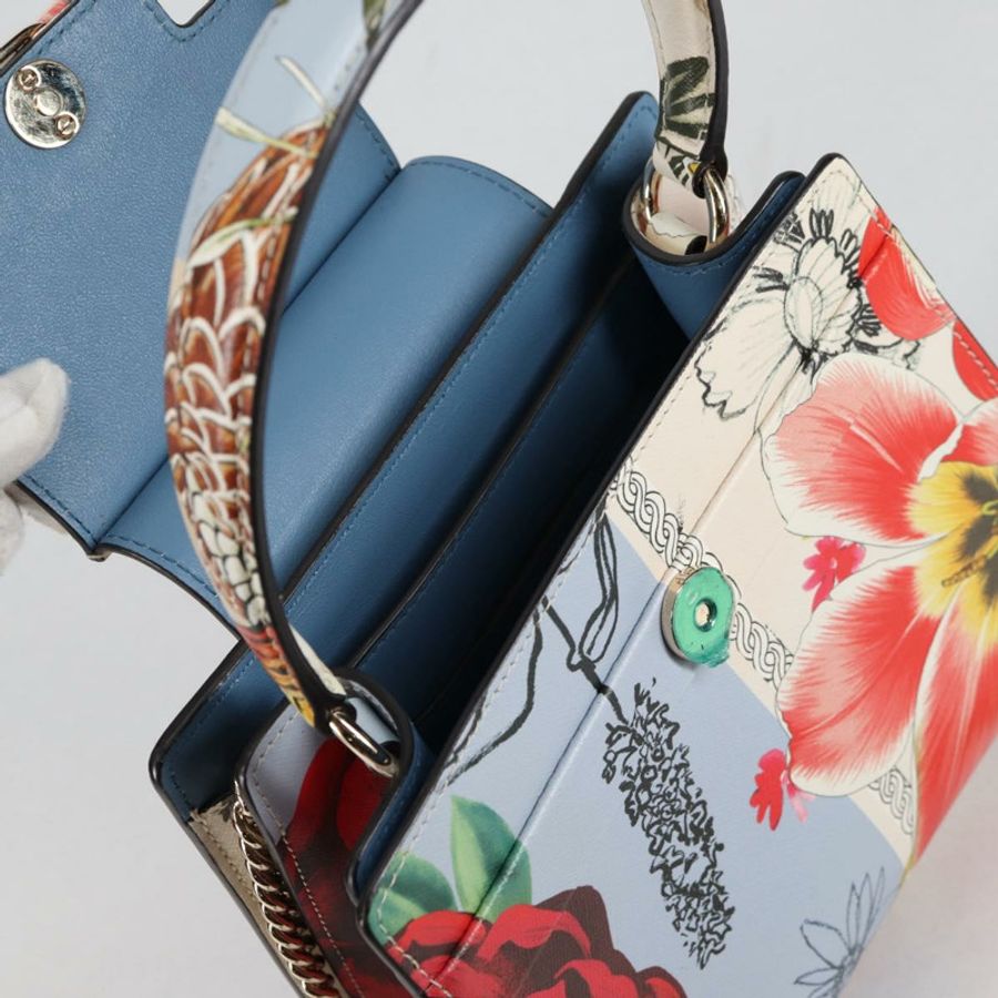 【日本直送】Salvatore Ferragamo Vala 手提包 皮革 2way Multicolor Auth SW1489V-9