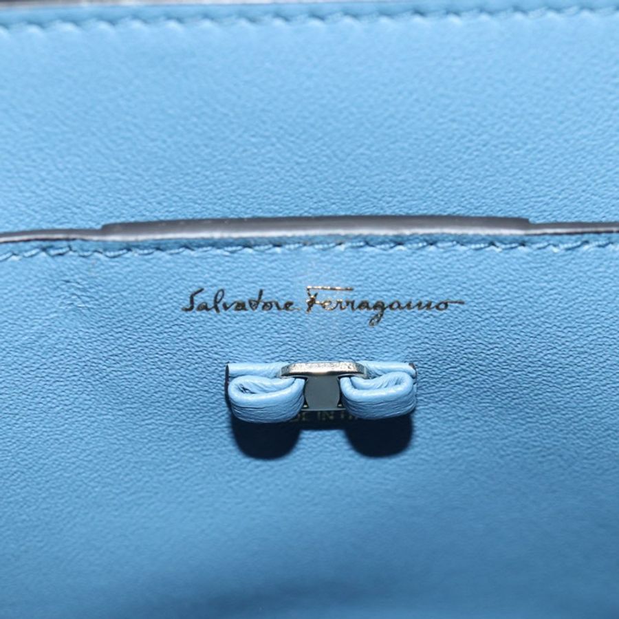 【日本直送】Salvatore Ferragamo Vala 手提包 皮革 2way Multicolor Auth SW1489V-22