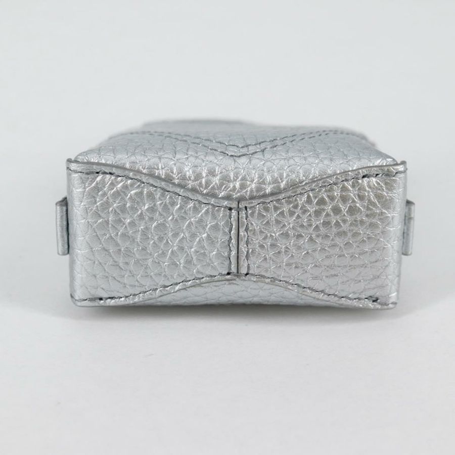 【日本直送】TIFFANY&Co.) Return To 迷你手袋吊飾,皮革銀色,正品,貨號 141171M-4
