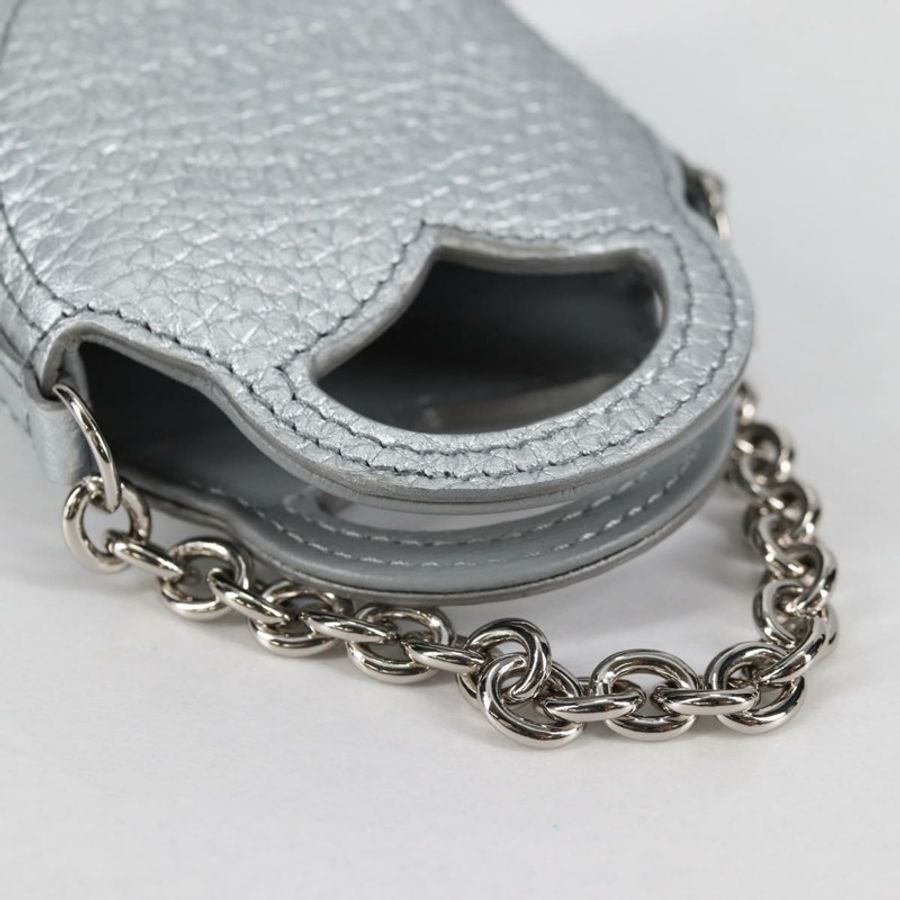 【日本直送】TIFFANY&Co.) Return To 迷你手袋吊飾,皮革銀色,正品,貨號 141171M-5