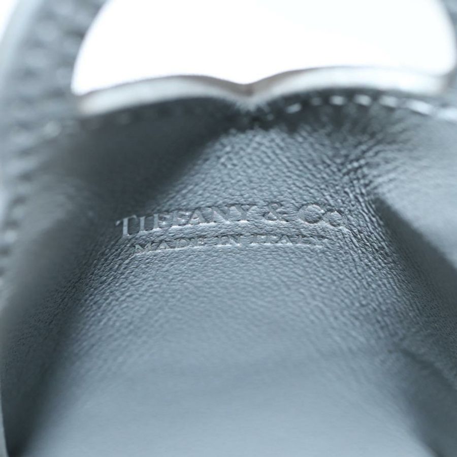 【日本直送】TIFFANY&Co.) Return To 迷你手袋吊飾,皮革銀色,正品,貨號 141171M-17