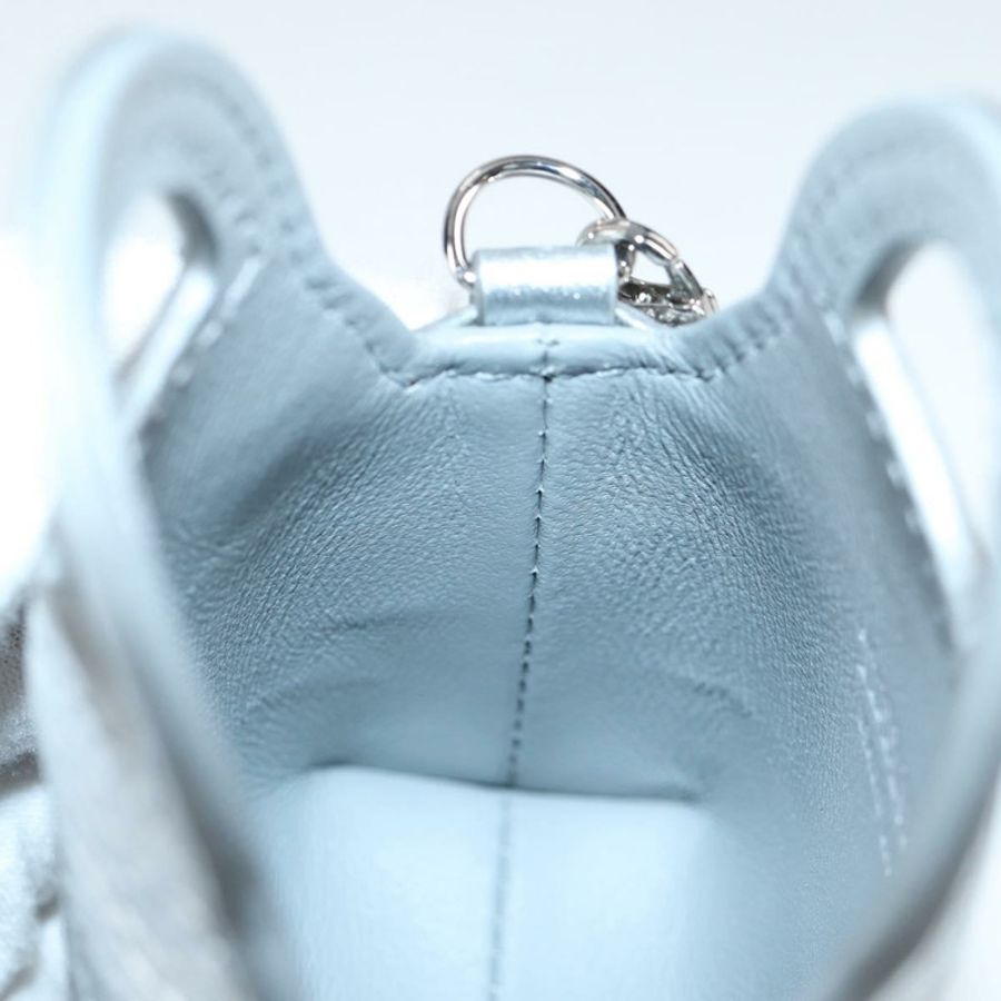 【日本直送】TIFFANY&Co.) Return To 迷你手袋吊飾,皮革銀色,正品,貨號 141171M-19