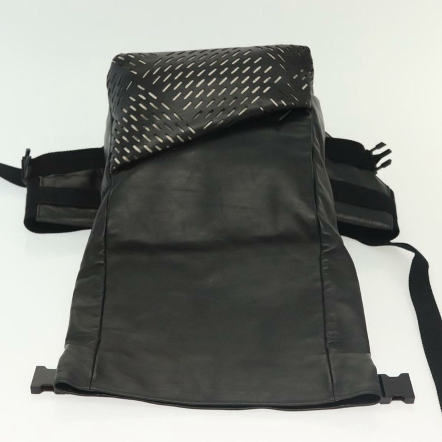 【日本直送】BOTTEGA VENETA 腰包 黑色真皮 正品 bs29314-8