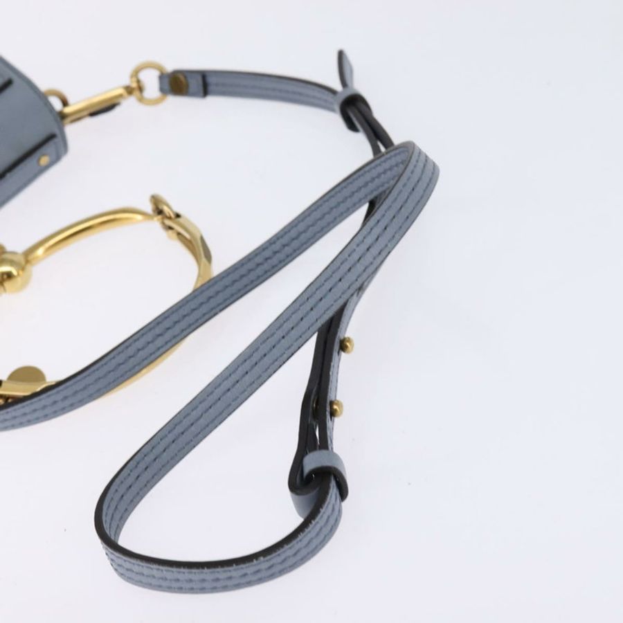 【日本直送】Chloe Nile 手提包 皮革 兩用 淺藍色 金色 正品 142867-8
