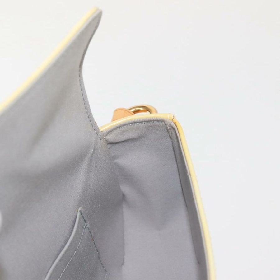 【日本直送】路易威登 Monogram Vernis Malibu Street Bag Perle M91507 LV Auth 142836-18