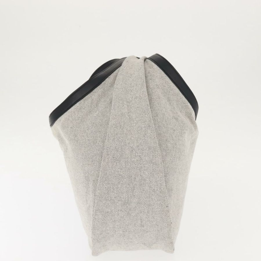 【日本直送】愛馬仕 Sac Luco MM 單肩包 帆布 皮革 灰色 黑色 銀色 正品 bs29413-3