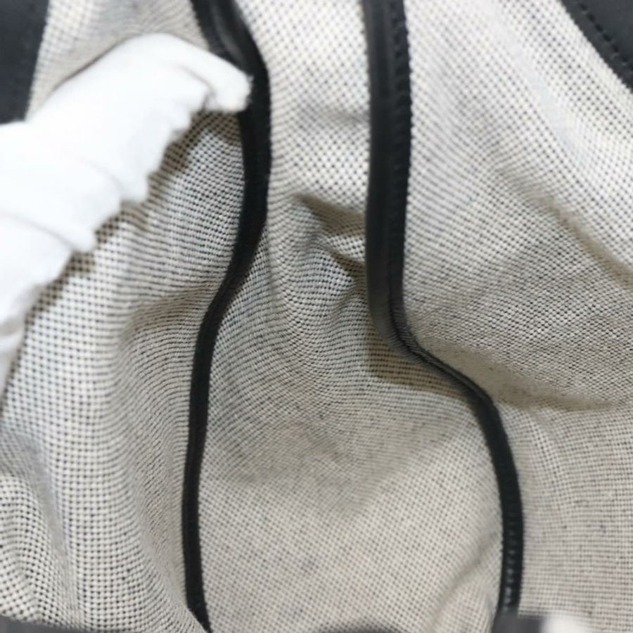 【日本直送】愛馬仕 Sac Luco MM 單肩包 帆布 皮革 灰色 黑色 銀色 正品 bs29413-17