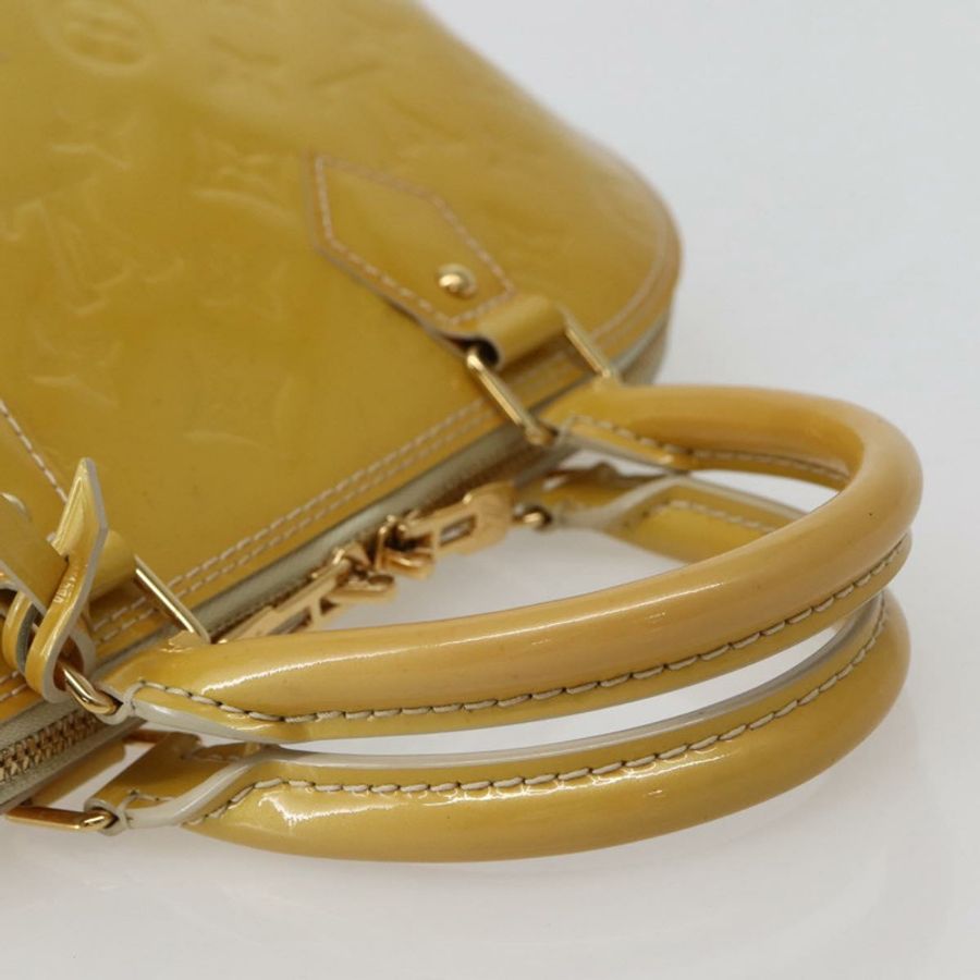 【日本直送】路易威登 Monogram Vernis Alma PM 手提包 Broncorail M91445 LV Auth BA5722-6