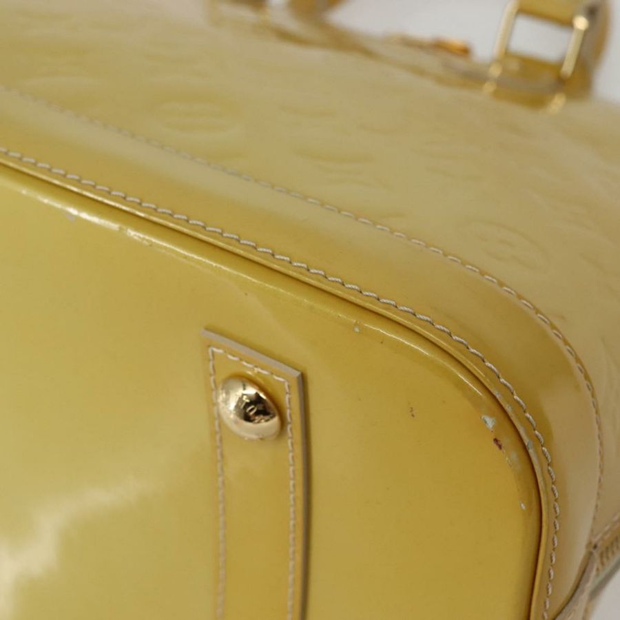 【日本直送】路易威登 Monogram Vernis Alma PM 手提包 Broncorail M91445 LV Auth BA5722-15
