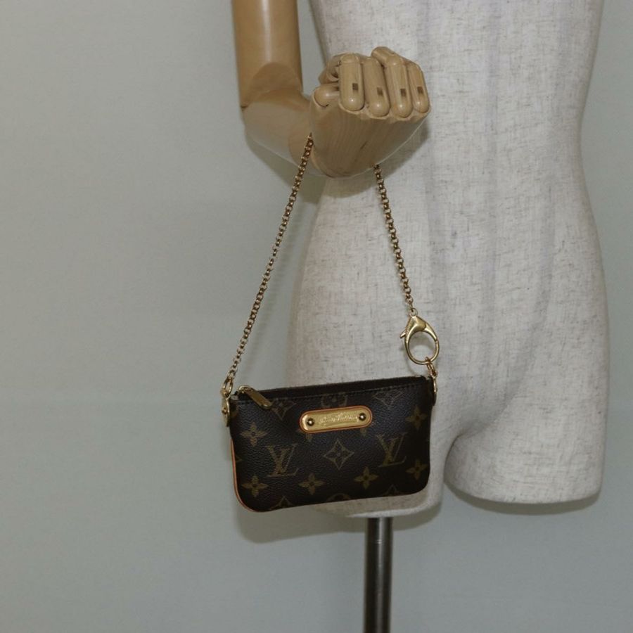 【日本直送】路易威登 Monogram Pochette Mira PM 配件包 M60095 LV Auth 143910V-22